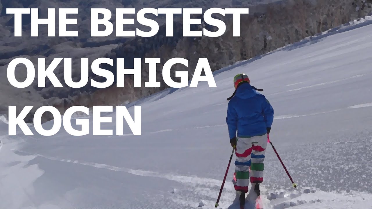 141. 3月下旬でも奇跡の雪質な奥志賀高原をGS板で滑りまくるいつもの高1女子