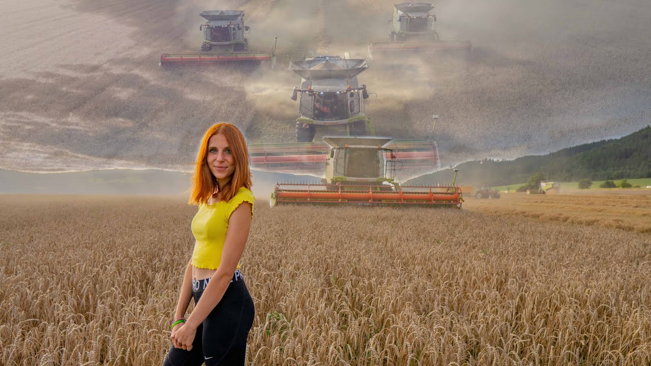 ŽNĚ 2021 I ASVM, s.r.o. I CLAAS Lexion  760, 2x CLAAS Lexion 670 & Convio 930, CLAAS Axion 830