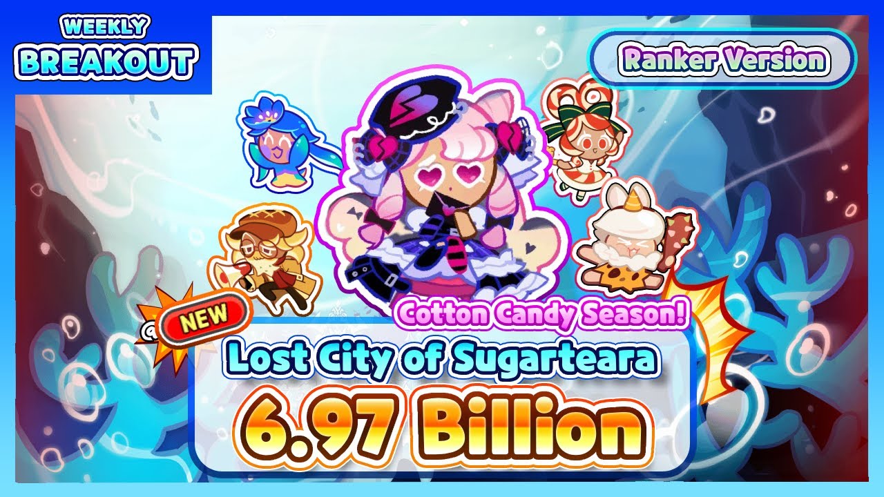 [Breakout] Lost City of Sugarteara - Cotton Candy Season | New Combi & Alternative & FullRun | 6.97B