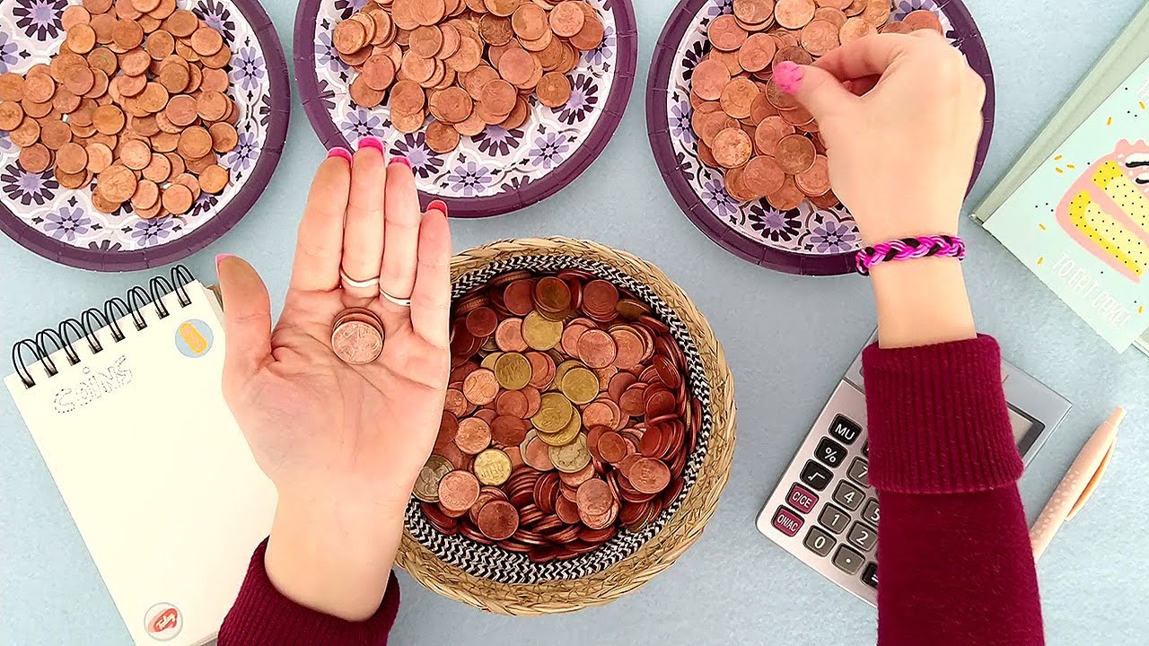 ASMR Counting Coins &bull; Cleaning Coins &bull; Clinking Sounds (+ commentary)