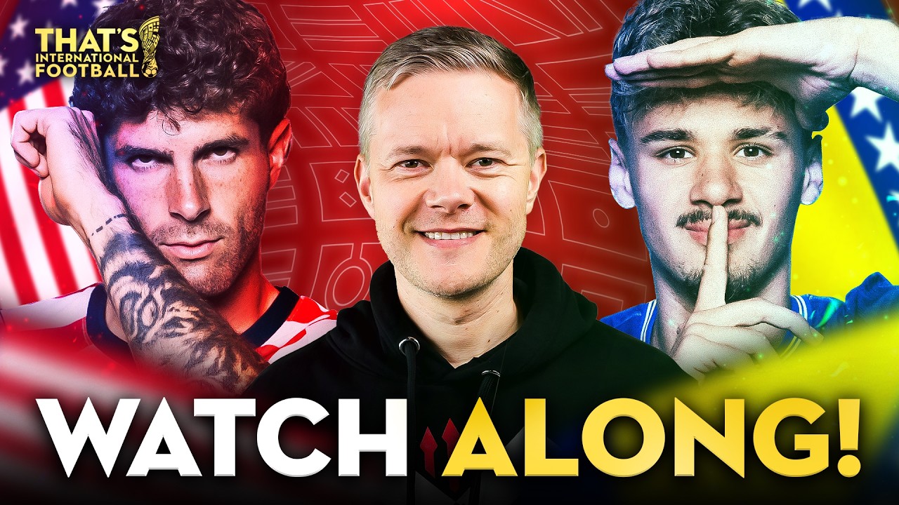 USA vs BOSNIA LIVE World Cup 2026 Watchalong