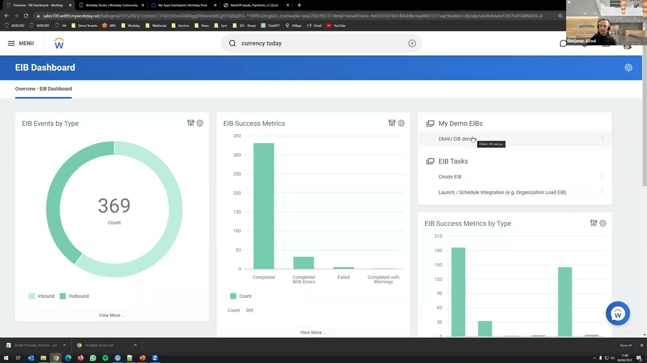 NA oCIO Tech Sprints  Integration Meeting 03   EIB Templates and Workday Studio