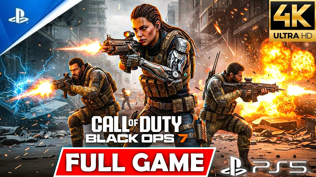 Call of Duty Black Ops 7 - Full Game Solo Campaign Walkthrough | Ultra Realistic Gameplay | 4K 60FPS