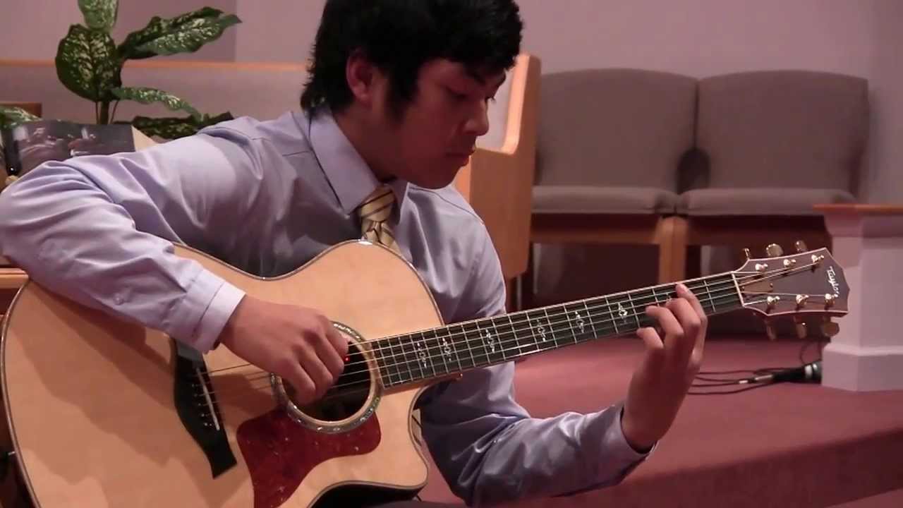His Eyes On The Sparrow-FingerStyle Acoustic Guitar Cover (LIVE)