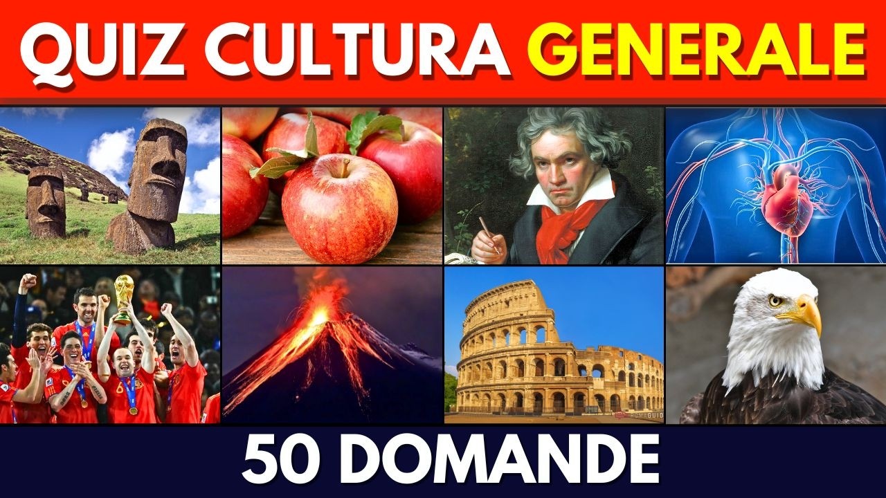 QUANTO NE SAI DI CULTURA GENERALE? 🤔🧠  Quiz di Cultura Generale #7