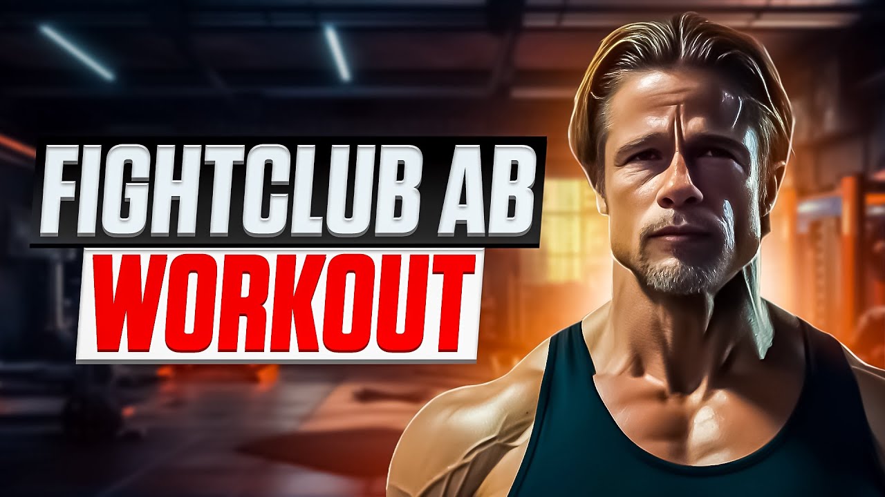 Brad Pitts Full 10 Minute Fightclub Ab Workout!!