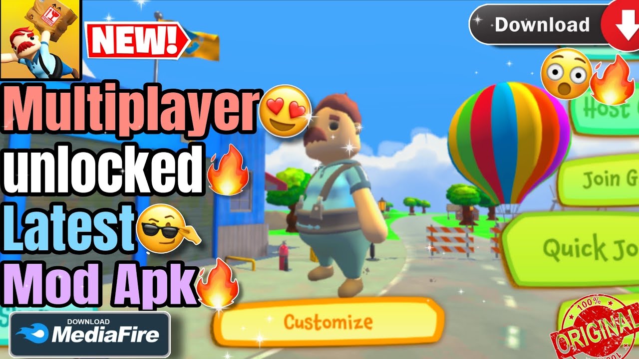 TOTALLY RELIABLE DELIVERY SERVICE MULTIPLAYER DLC UNLOCKED 💯🔥ll TRYING MULTIPLAYER FUNNY GAME 😍✅ ll
