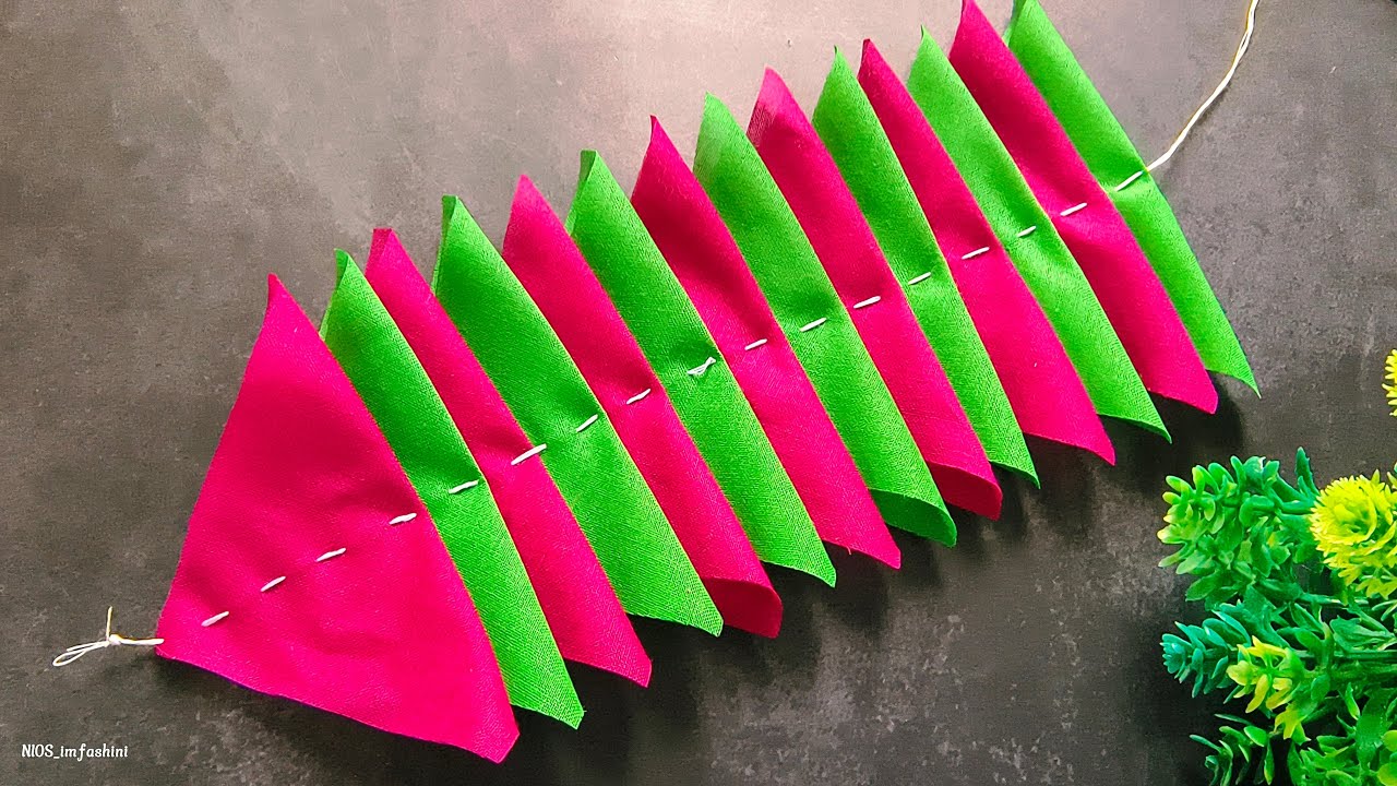 Very Pretty And easy!!Do Not Throw Away Any Waste Fabrics