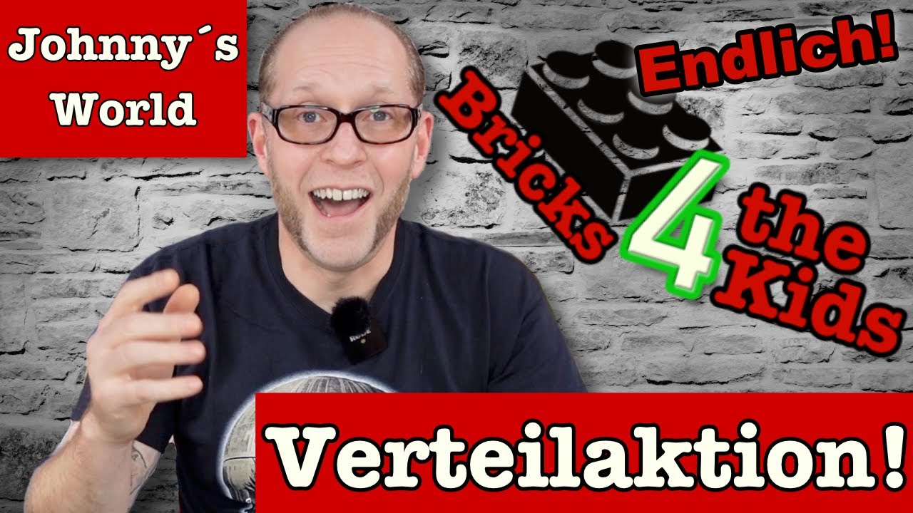 Es ist (fast) vollbracht! Für 500.000€ Klemmbausteine! Bricks4theKids - die Verteilaktion