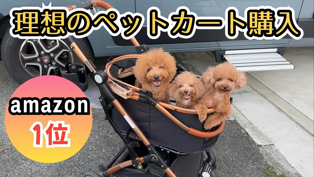 理想のペットカート購入！分離簡単、畳める、持ち運び楽々【Amazonベストセラー1位のペットカート】【SKISOPGO】