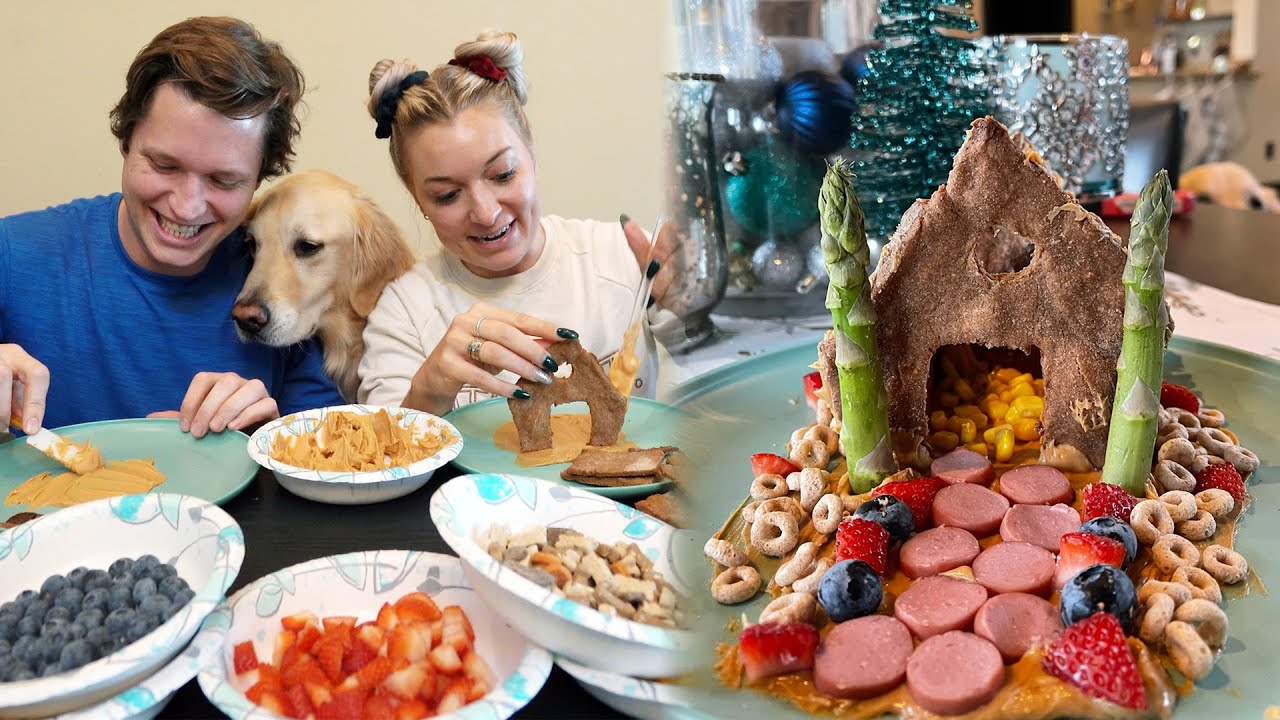 MAKING DOG FRIENDLY GINGERBREAD HOUSES!