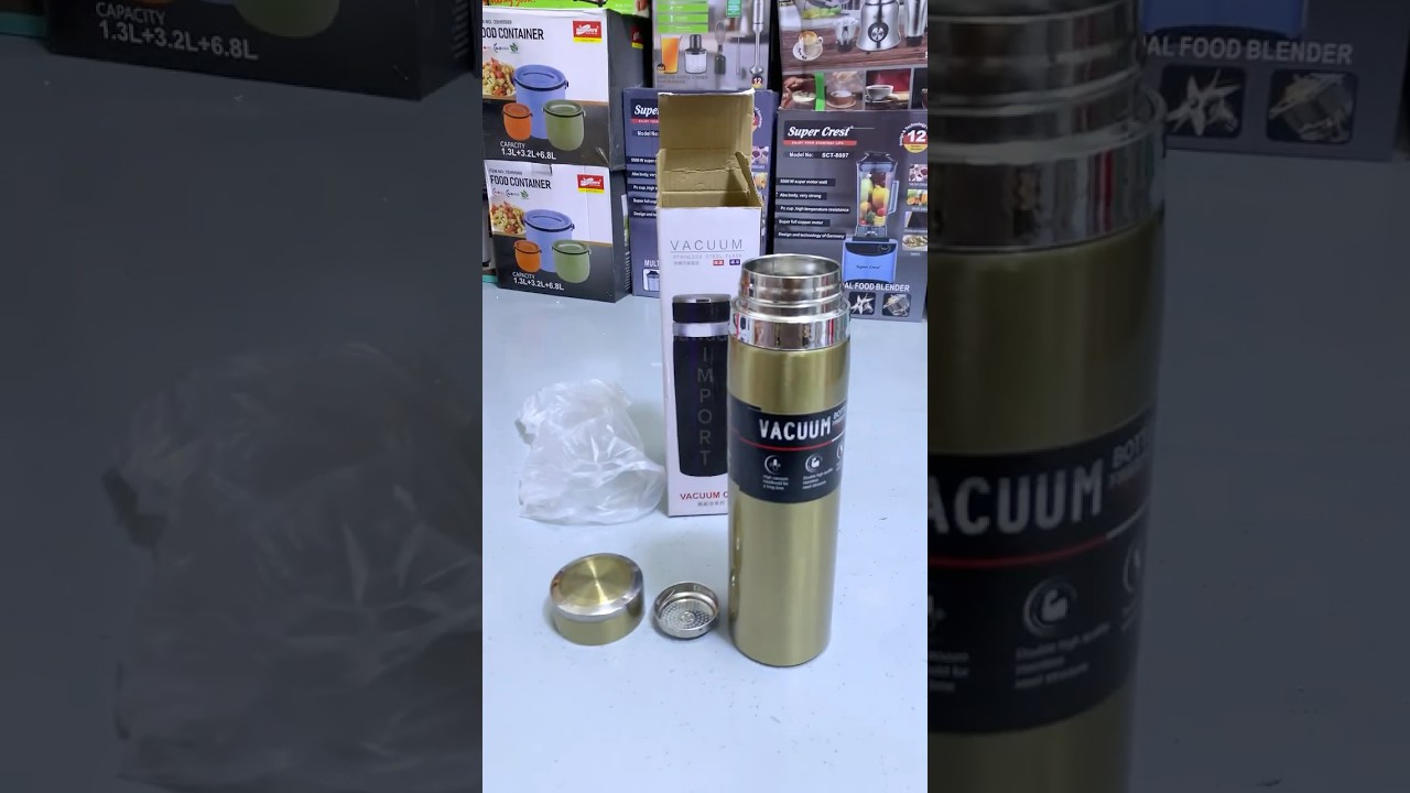 Unboxing SUS 304 Water Bottle  #gawadarimport #waterbottle #flask #stainlesssteel #foryou