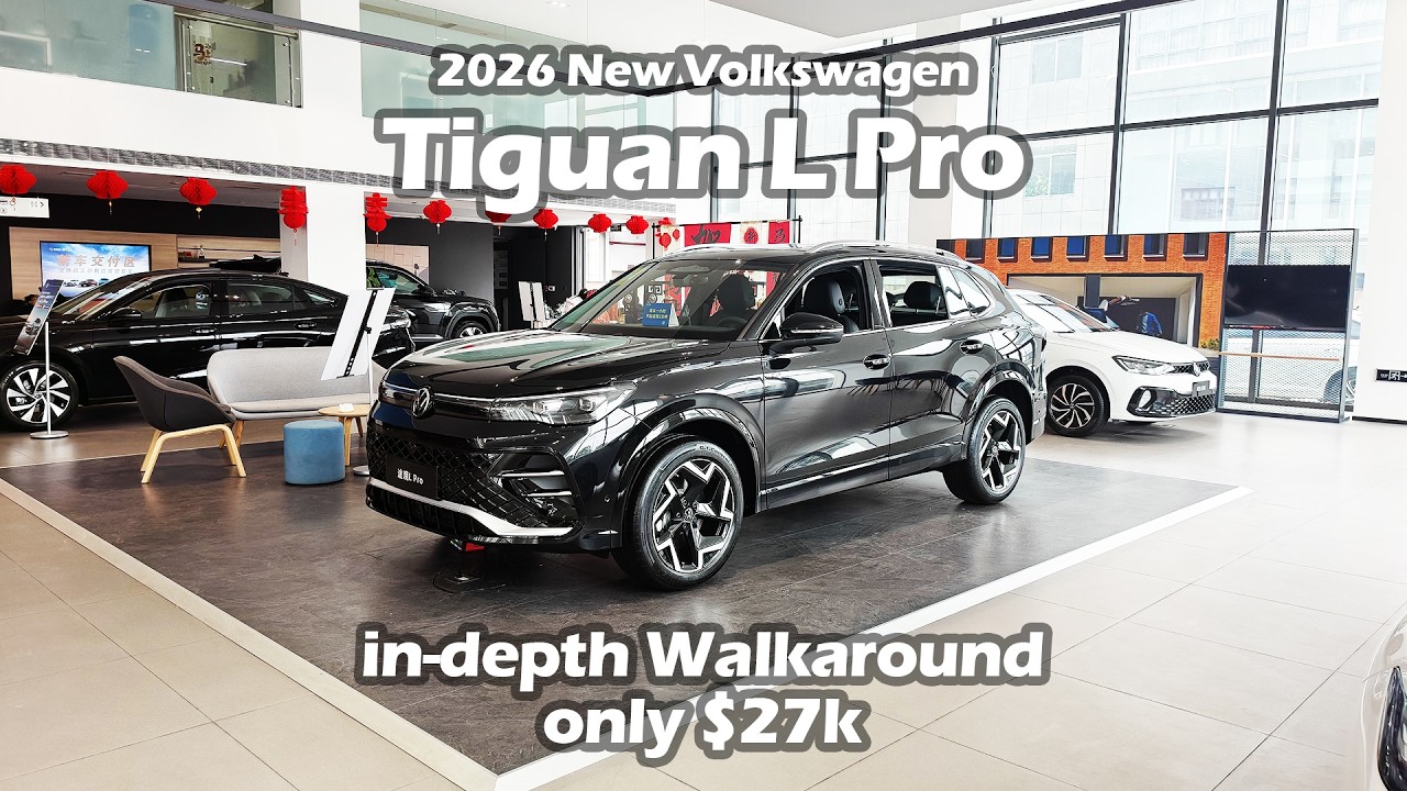 2026 New SAIC Volkswagen Tiguan L Pro 380TSI FWD R-Line Navigation Edition SUV in-depth Walkaround
