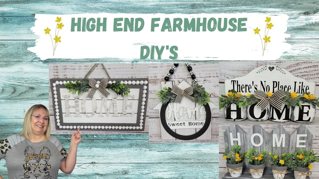 HIGH END FARMHOUSE DIY'S/MODERN FARMHOUSE DECOR