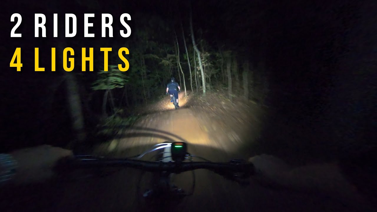 Rope Mill Mountain Bike Night POV | Trail Audio Only