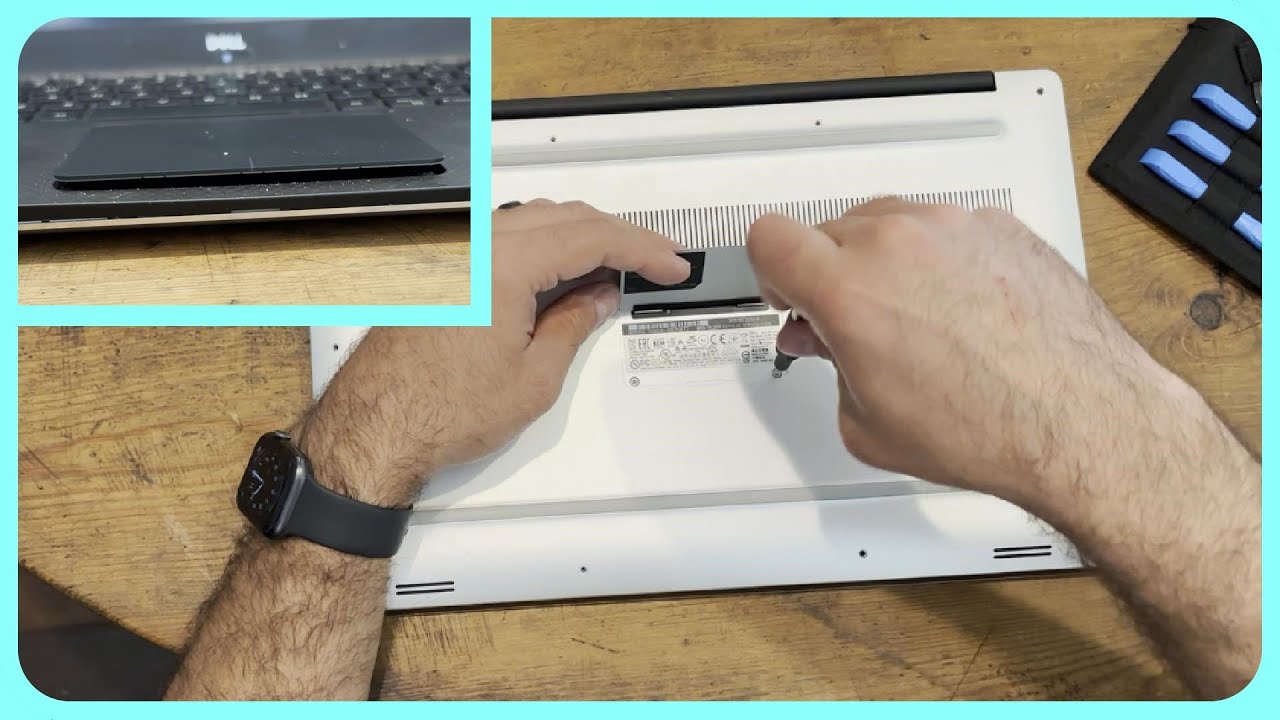 Как заменить аккумулятор ноутбука Dell XPS (XPS 15 9570)