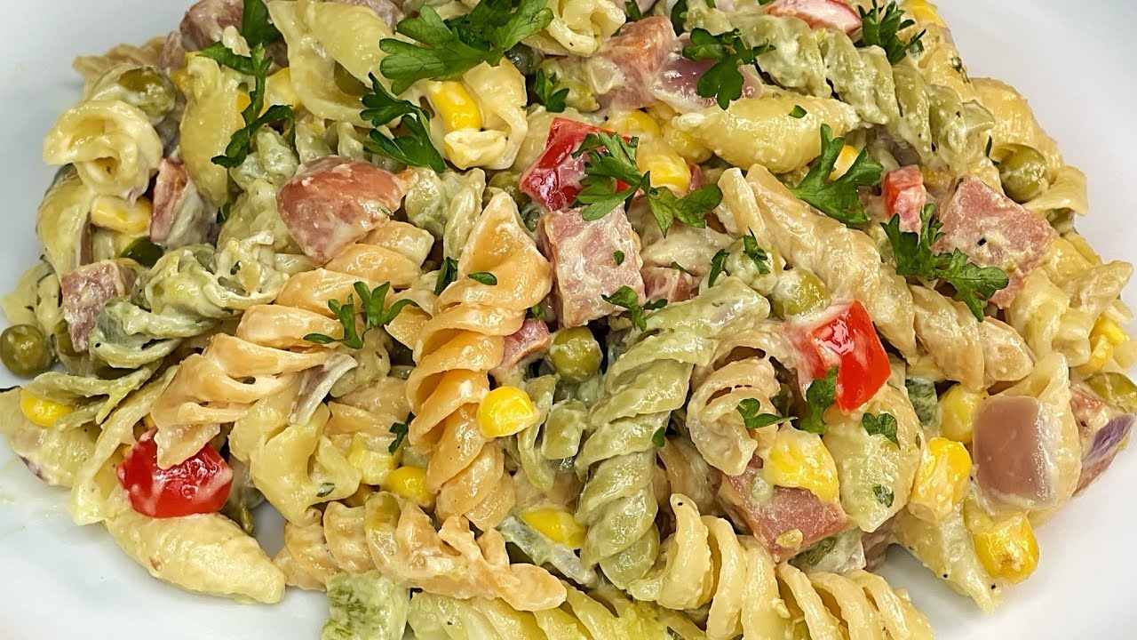 MACARONI SALAD- HOW TO MAKE MACARONI SALAD- KOMAN MWEN FÈ SALAD MACARONI