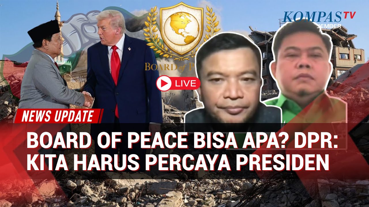 Masuk Board of Peace, Mampukah Indonesia Dorong Kemerdekaan Palestina? DPR : Harus Percaya Presiden