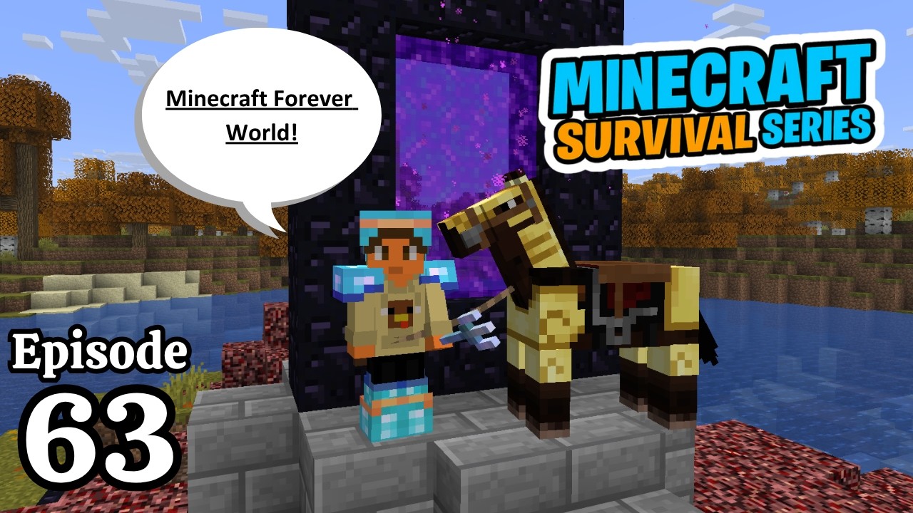 Я построил СЕТЬ ПОРТАЛОВ В НИЖНИЙ МИР в Minecraft! — Minecraft Survival Series — Эпизод 63