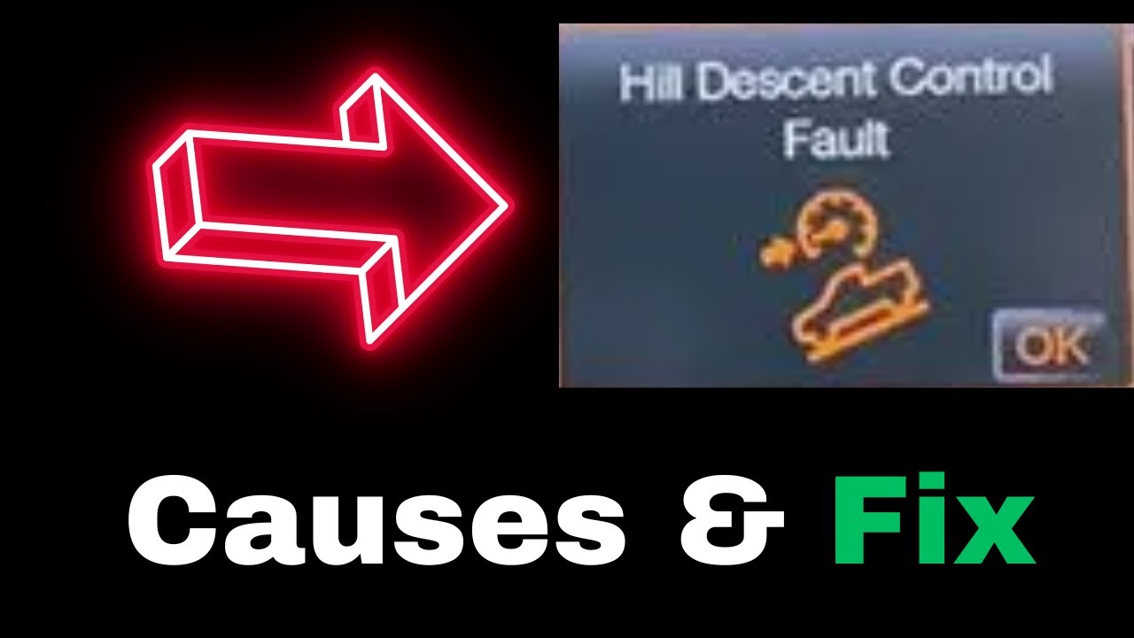 Hill Descent Control Fault (Malfunction on Ford Vehicles Causes & Fix)
