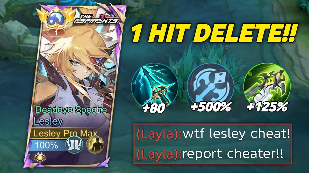 MOONTON THANKS FOR NEW LESLEY FULL BURST BUFFED BUILD! | LESLEY NEW BEST 1 HIT BUILD 2026!🤯🔥