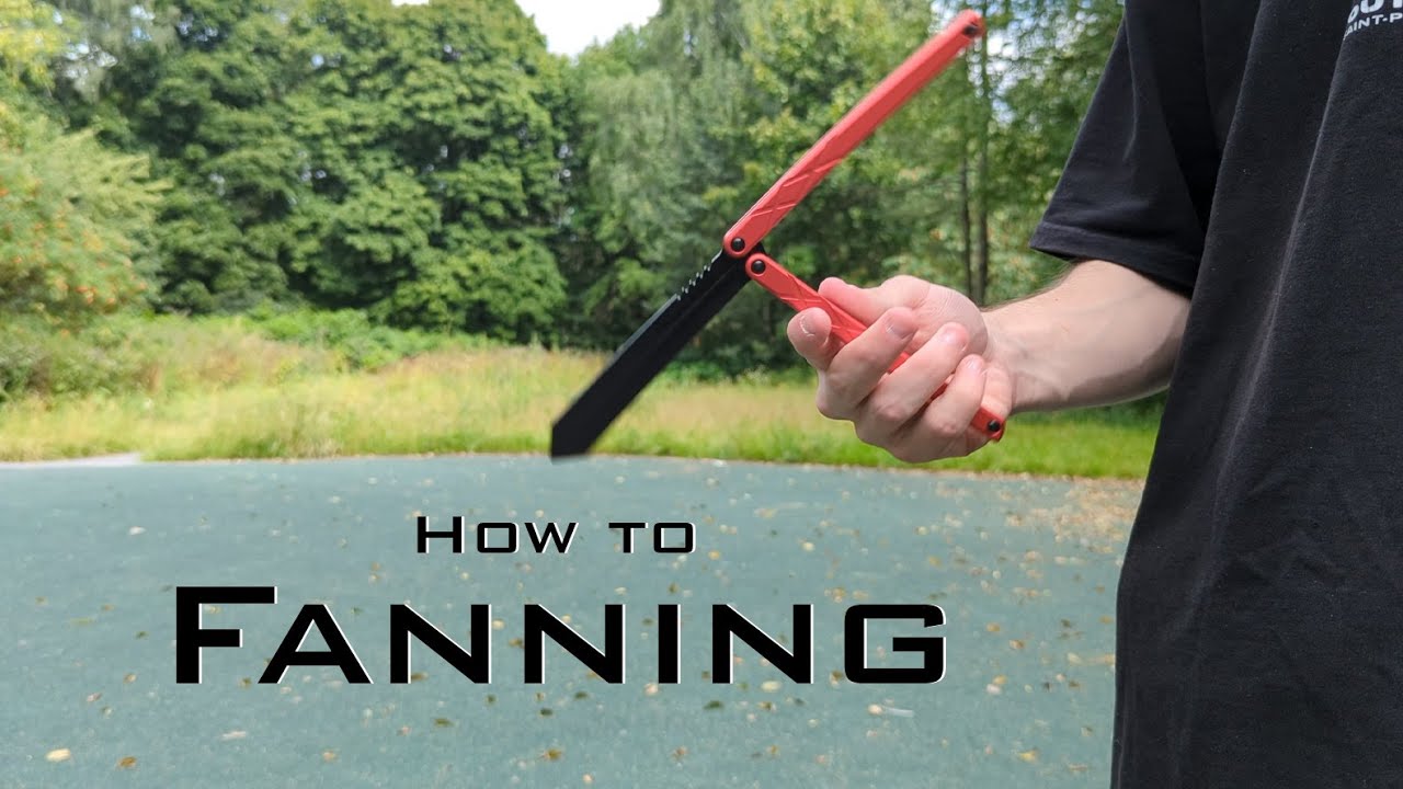 Fanning - Обучение лёгкому трюку на ноже бабочке для Новичков | How to Fanning