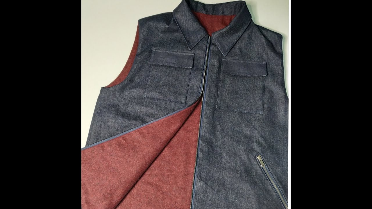 Astarlı Erkek Yelek Dikimi /sewing lined men's vest