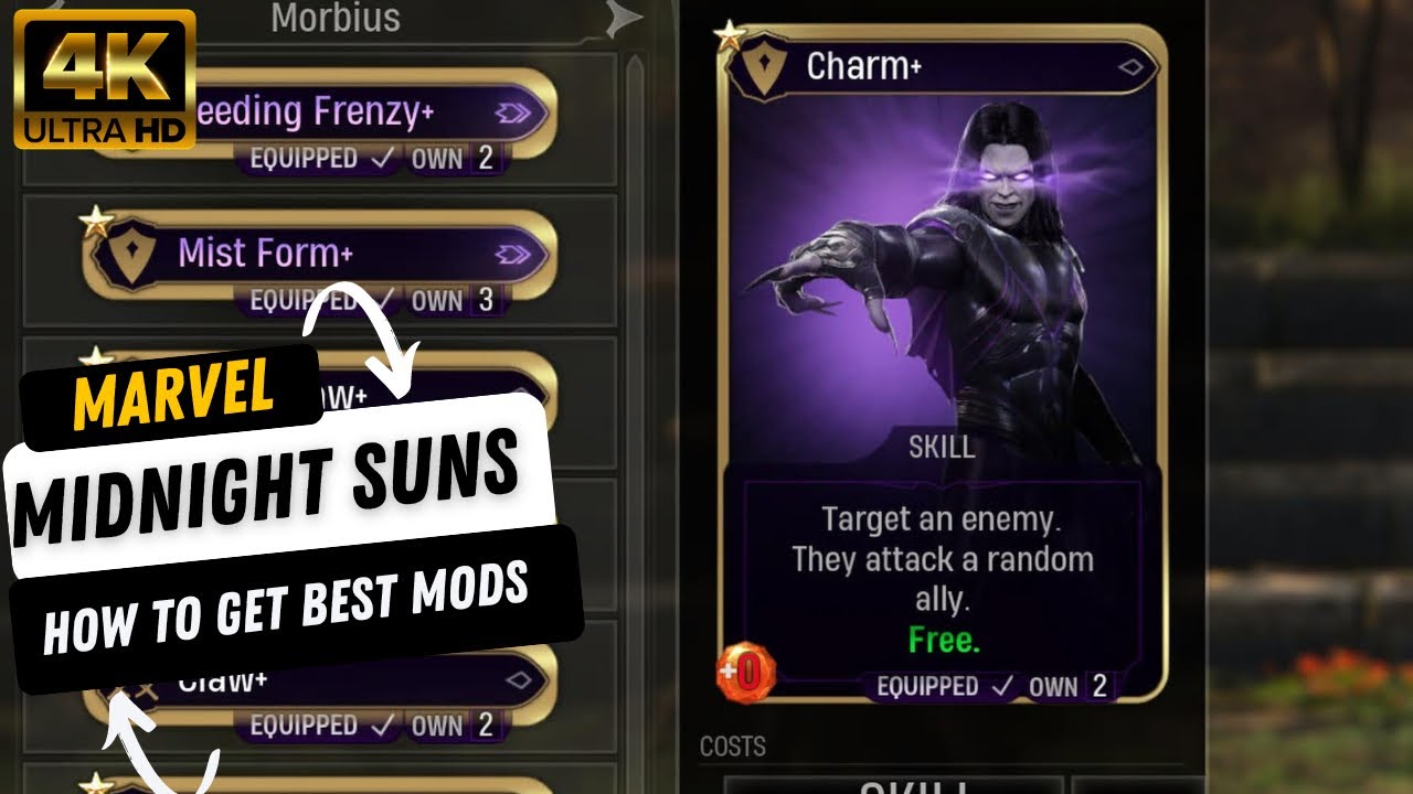 Best re-roll Guide | Marvel midnight suns | (PS5 ) @ 4K (60ᶠᵖˢ)