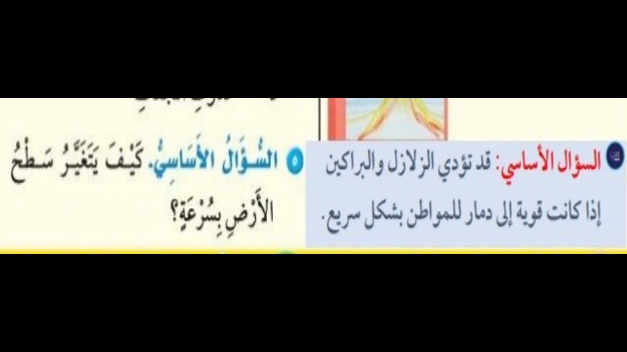 كيف يتغير سطح الأرض بسرعة؟