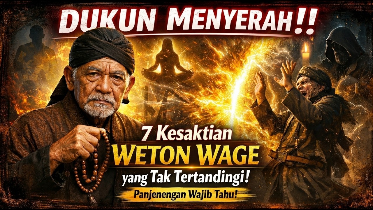 DUKUN MENYERAH‼️ 7 Kesaktian Weton Wage yang Tak Tertandingi, Panjenengan Wajib Tahu!