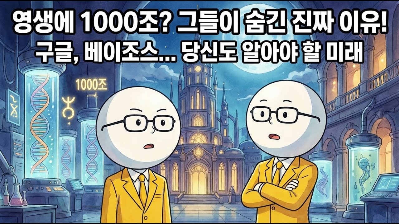 죽음이 사라진 세상, 1000조 역노화 혁명이 가져올 충격적인 미래