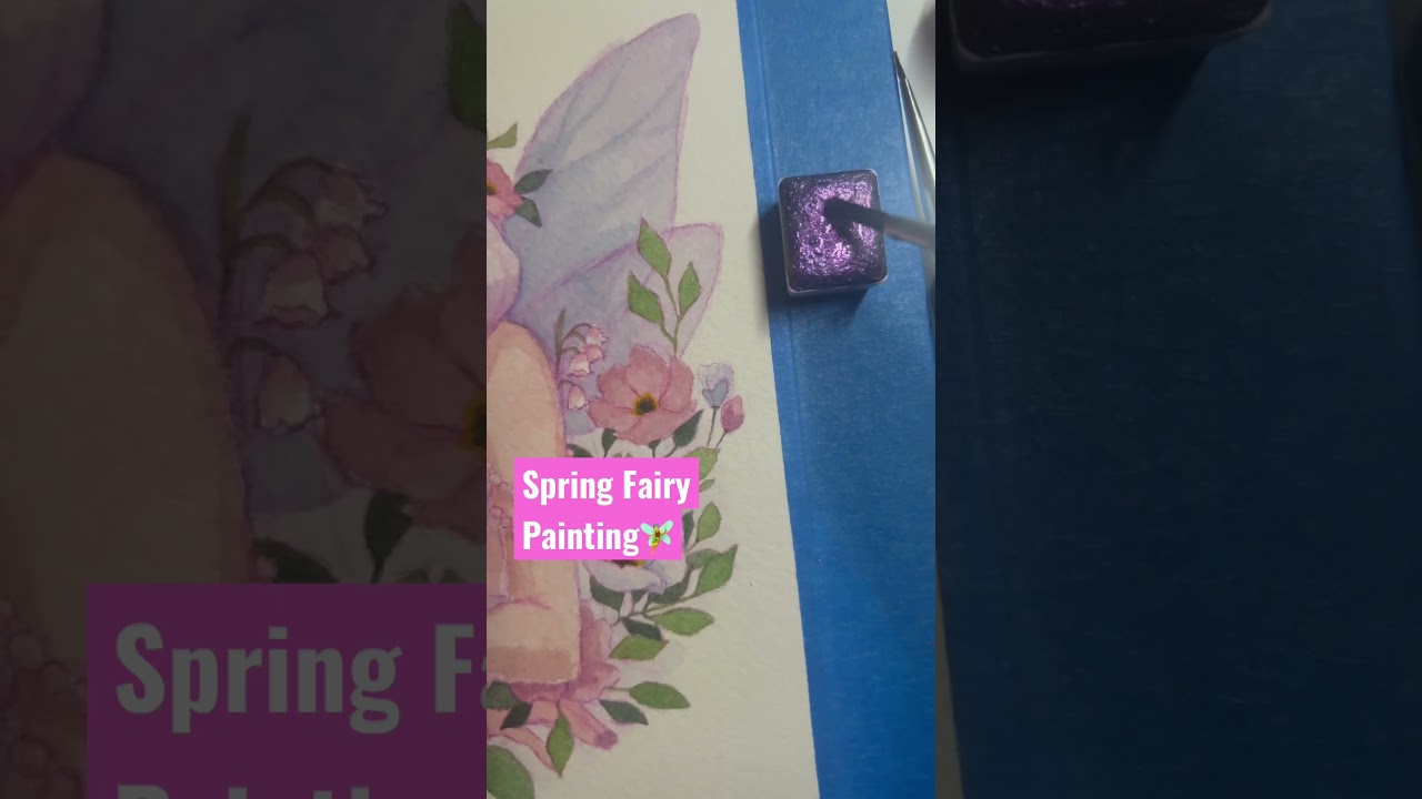 Spring Fairy painting process 