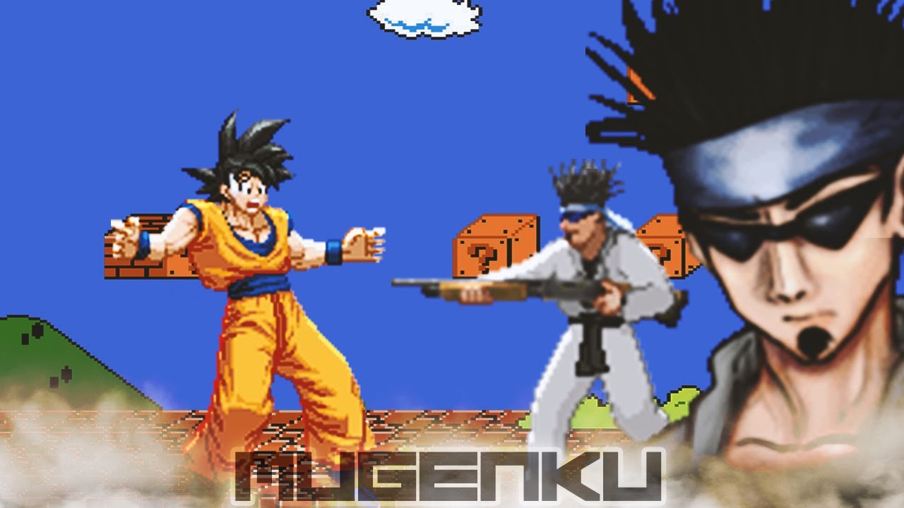 Goku wants to visit Mario in the Mushroom Kingdom but runs into KFM Ultra instead! MUGEN Multiverse