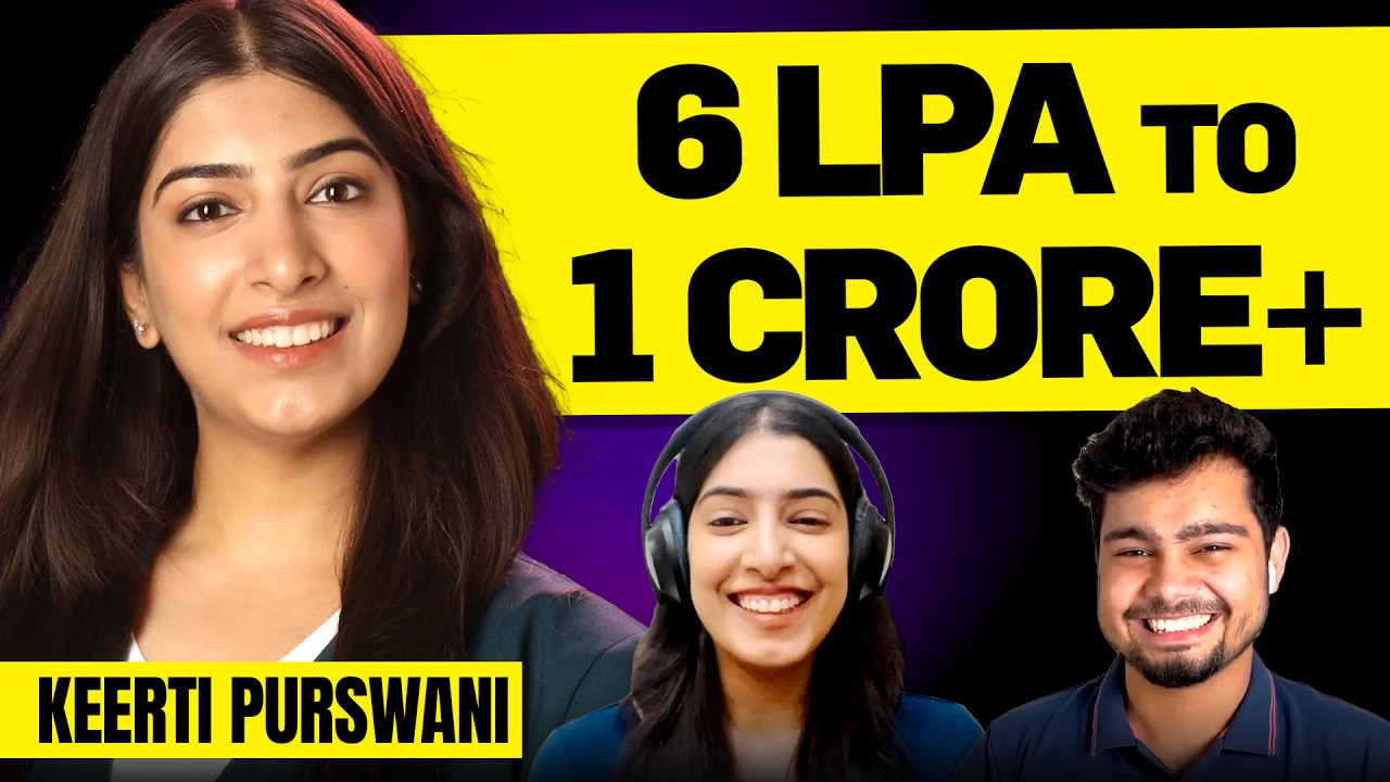 From 6LPA to 1Cr+ CTC 🔥 | Why she rejected Amazon Microsoft Google and Uber’s Offer!