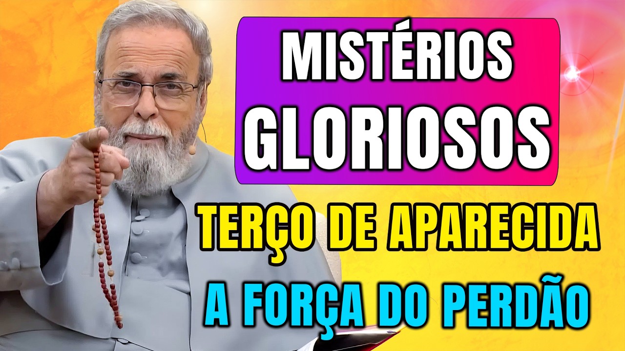 Terço de Aparecida 22/02 – Mistérios Gloriosos: Força para Amar e Perdoar | Com Pe. Antonio Maria