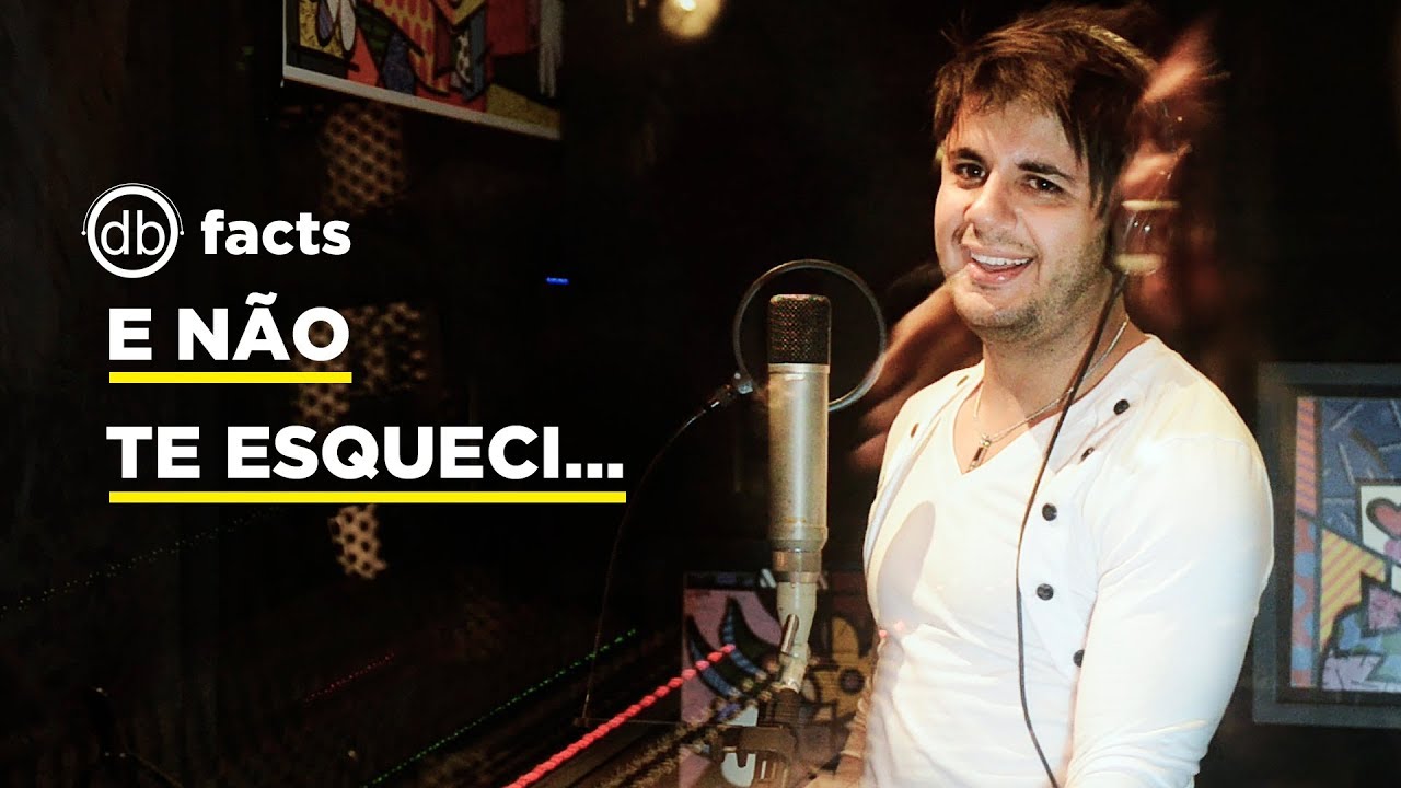 Cristiano Araújo gravando voz da música 'Maus Bocados' - Vip facts