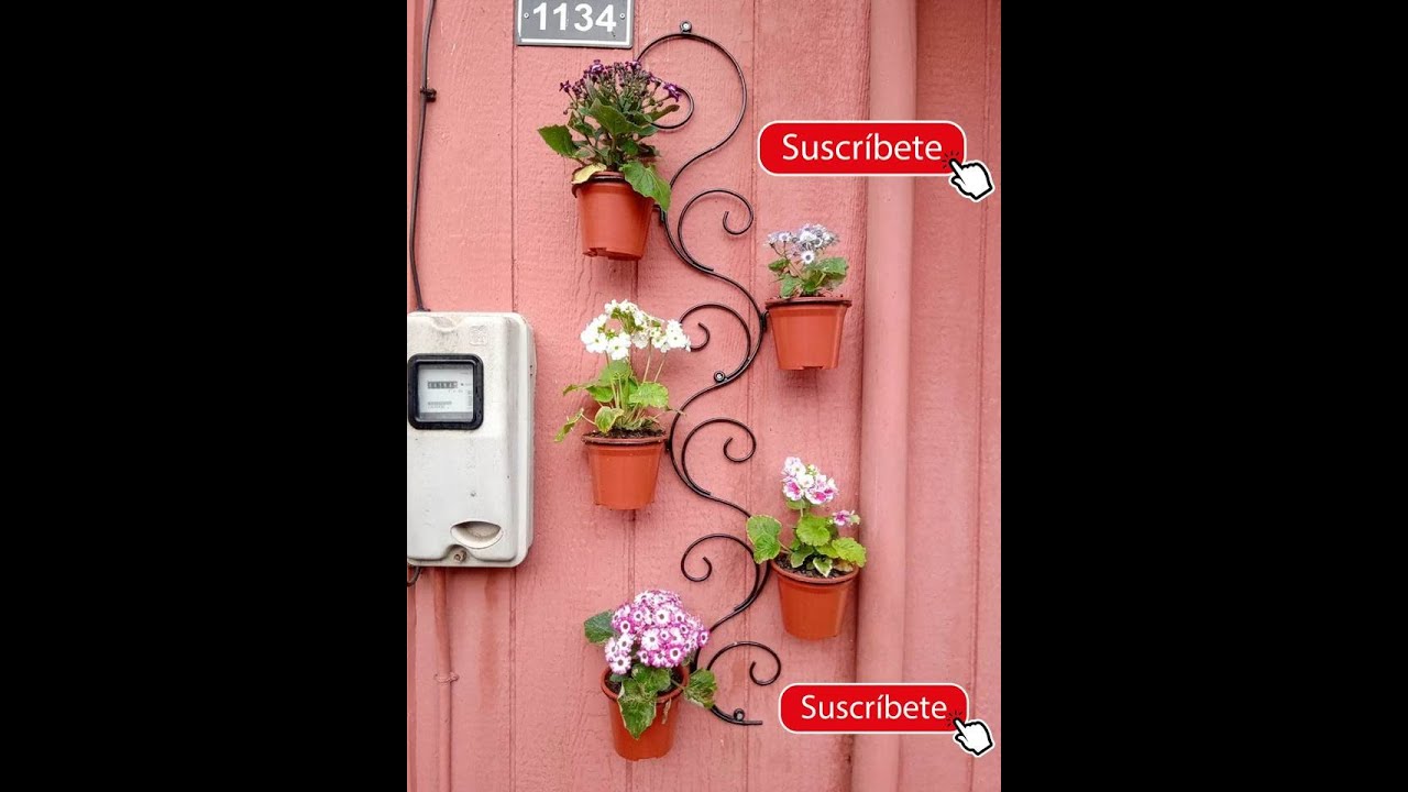 COMO HACER PORTAMACETERO CURVO DE PARED