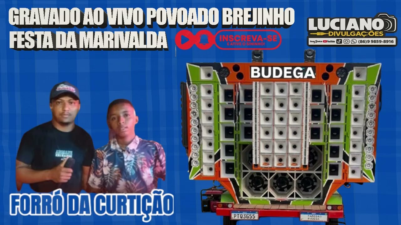 FORRÓ DA CURTIÇÃO GRAVADO AO VIVO NO POVOADO BREJINHO FESTA DA MARIVALDA. 
