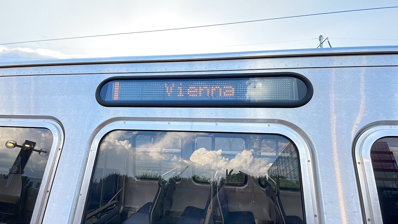 WMATA Subway: Kawasaki 7k Series 🟠Orange Line🟠 Train from New Carrollton to Vienna/Fairfax #2