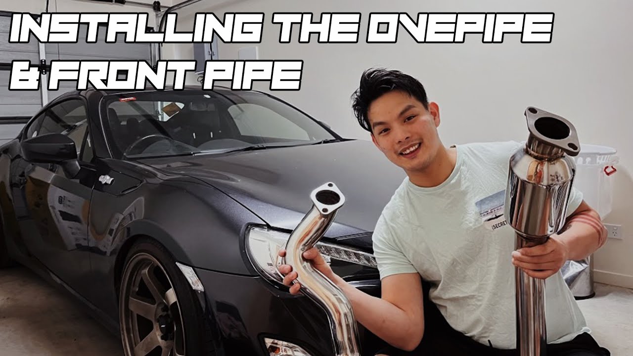 INSTALLING the OVERPIPE & FRONT PIPE on the GT86