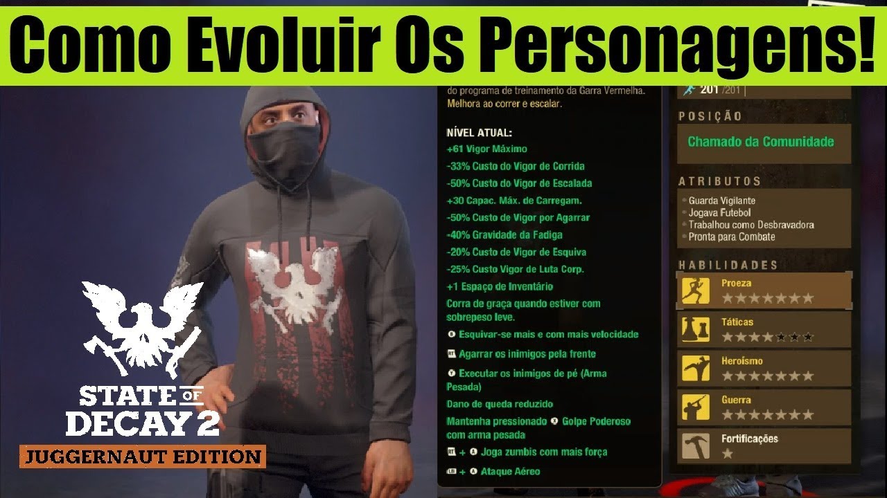 State Of Decay 2: Como Montar o Personagem PERFEITO - Guia Completo de Evolução de Habilidades!