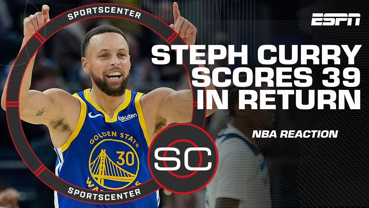 NBA Reaction 🍿 Steph Curry & Ja Morant return, Mitchell scores 48 in D.C. | SportsCenter