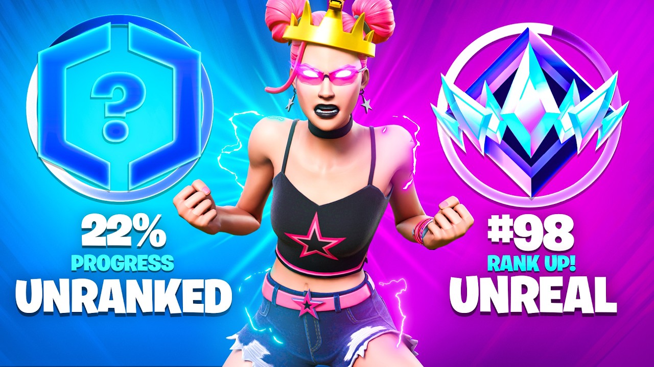 I Played 24 HOURS for UNREAL RANK! (Season 3 Speedrun)