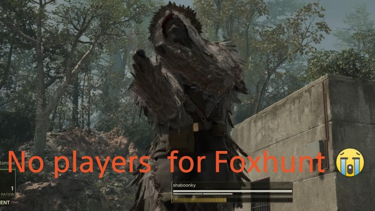 METAL GEAR SOLID Δ: SNAKE EATER no players for Foxhunt 😭