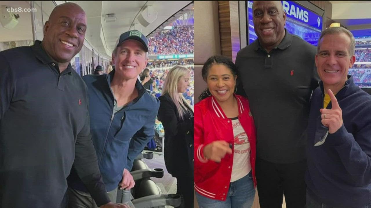 Gov. Newsom faces backlash after maskless photo at 49ers - Rams game