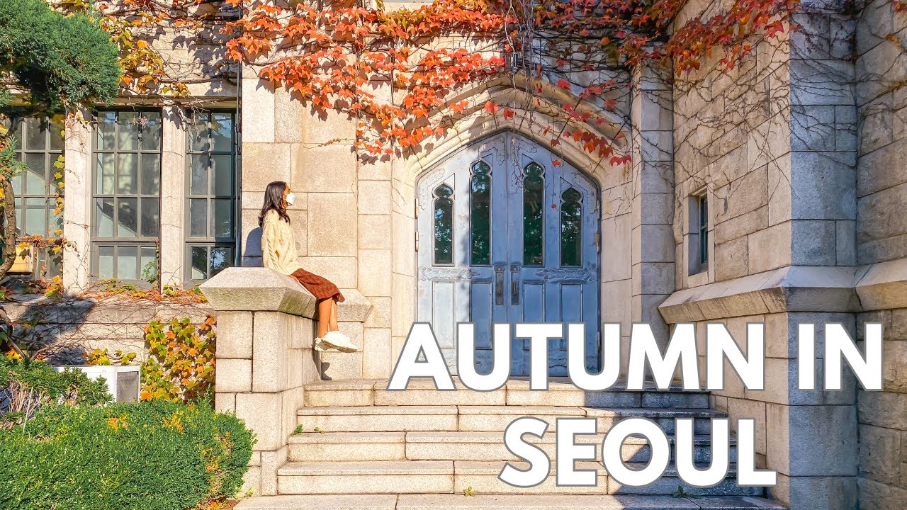 Walking Through the Prettiest Fall Campus Ever! Ewha Womans University