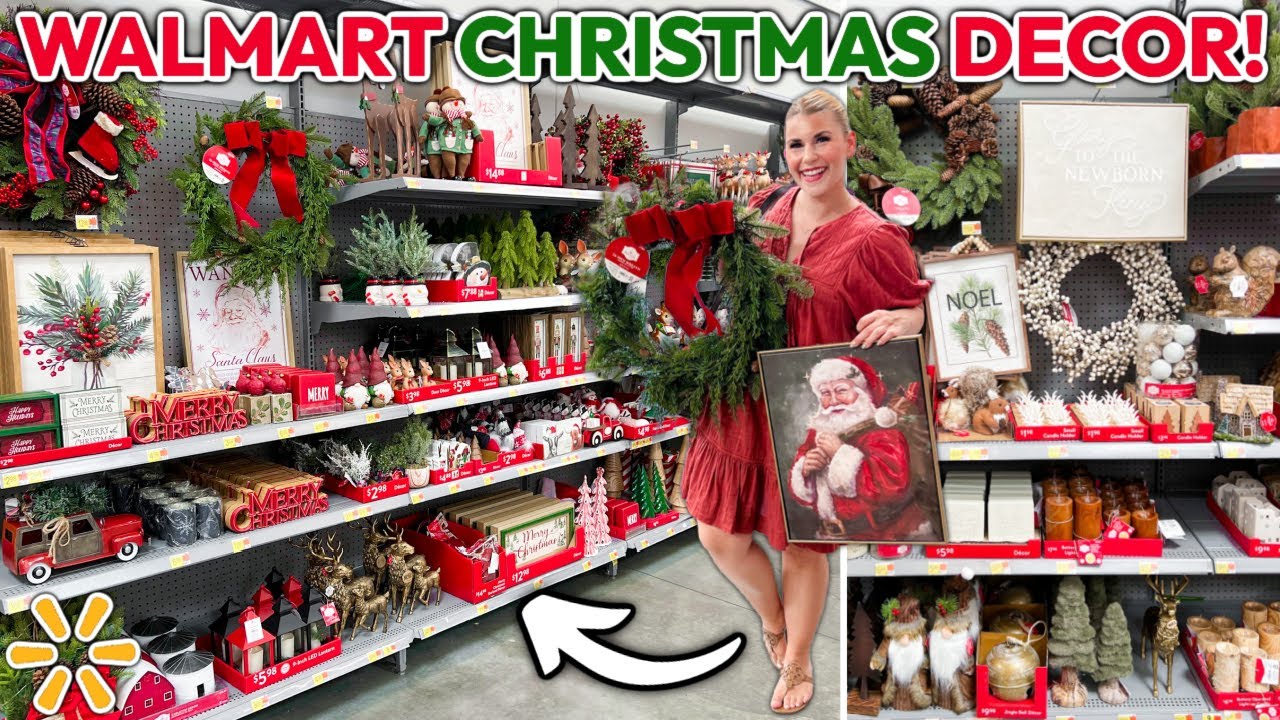 NEW 2023 WALMART CHRISTMAS DECOR *FULLY STOCKED* 🎅🏻 | Walmart Christmas Decorating Ideas