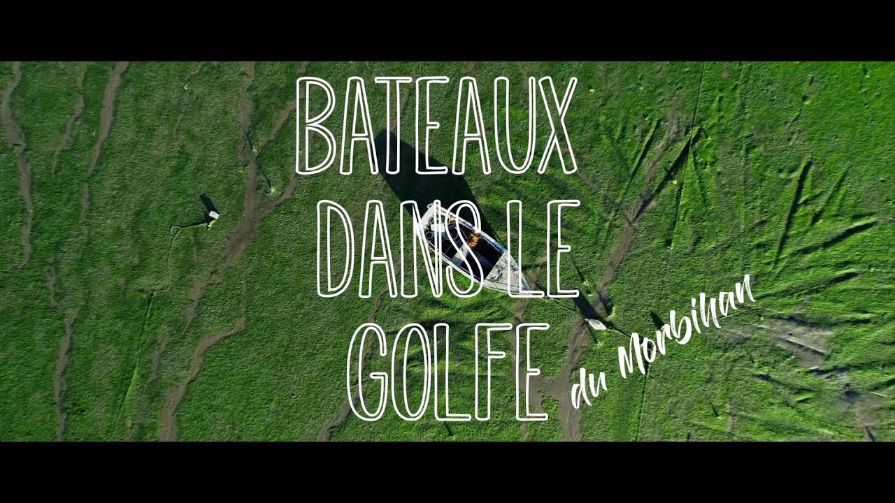 Bateaux dans le Golfe (du Morbihan) - Vue du ciel
