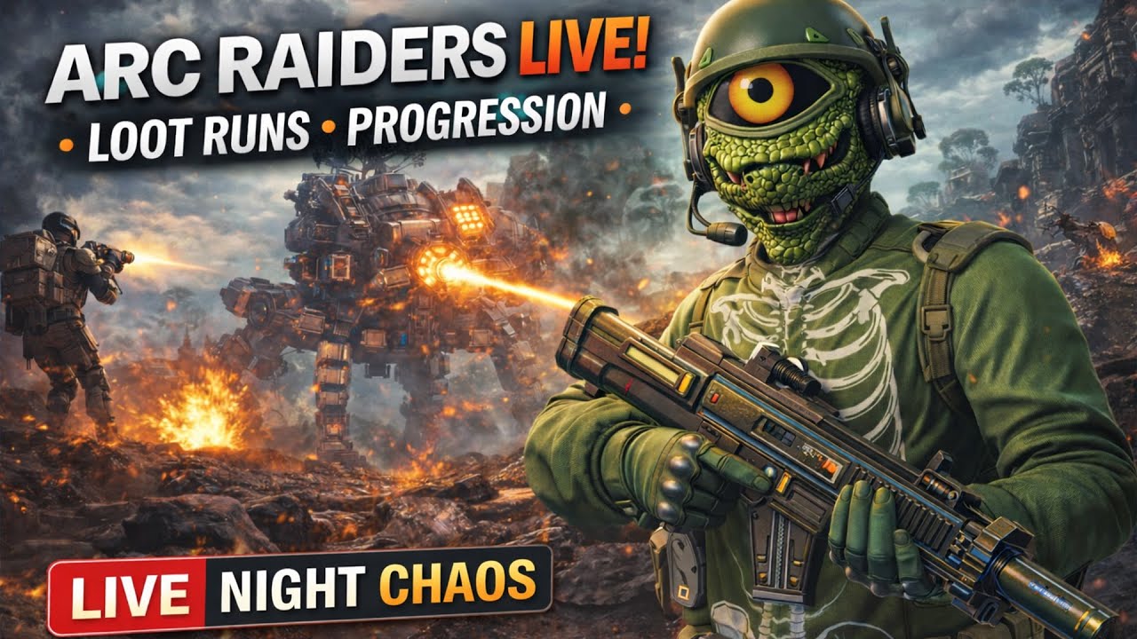 ARC RAIDERS LIVE | LOOT RUNS • PROGRESSION • FRIDAY NIGHT CHAOS