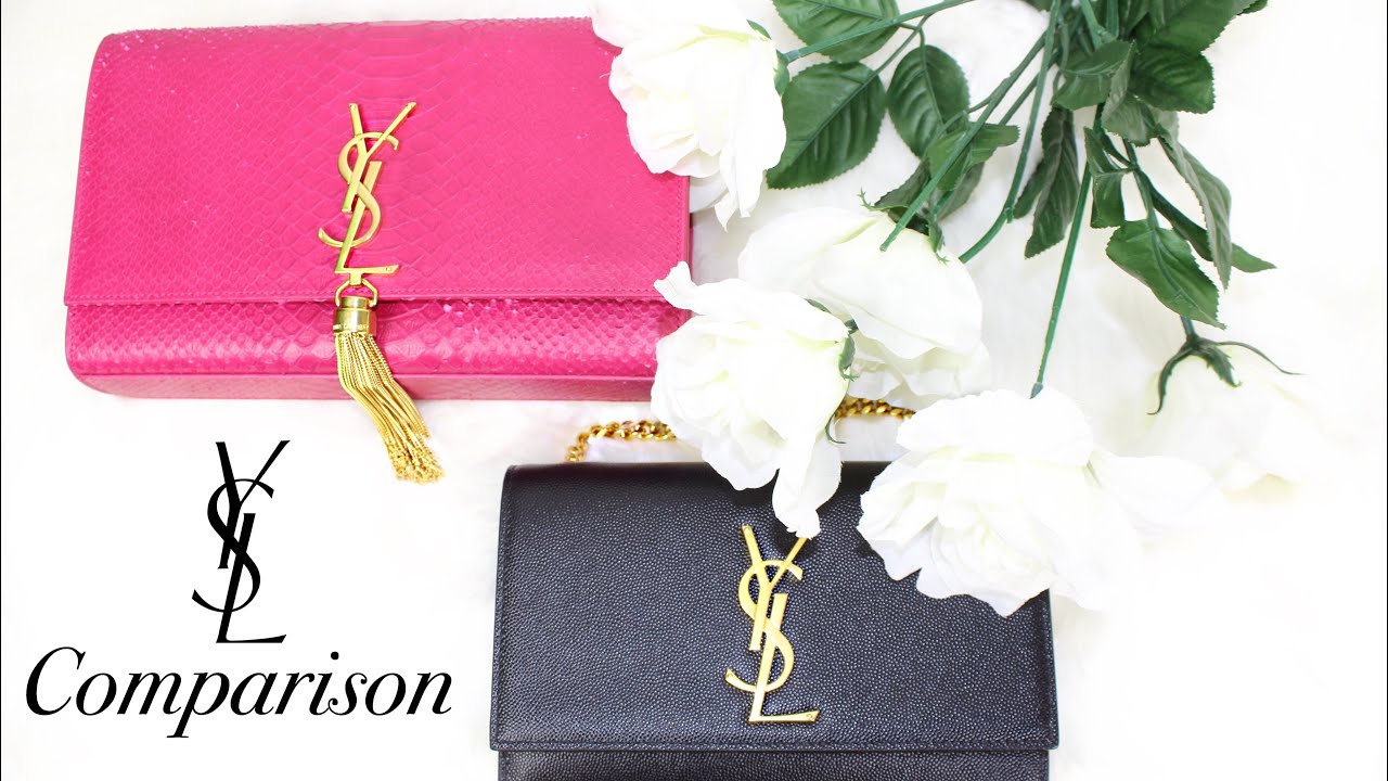 Comparison: Saint Laurent Medium vs Small Kate Bag | What Fits